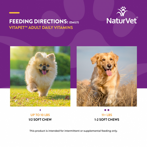 NaturVet VitaPet Adult plus Breath Aid Functional Soft Chews for Dogs