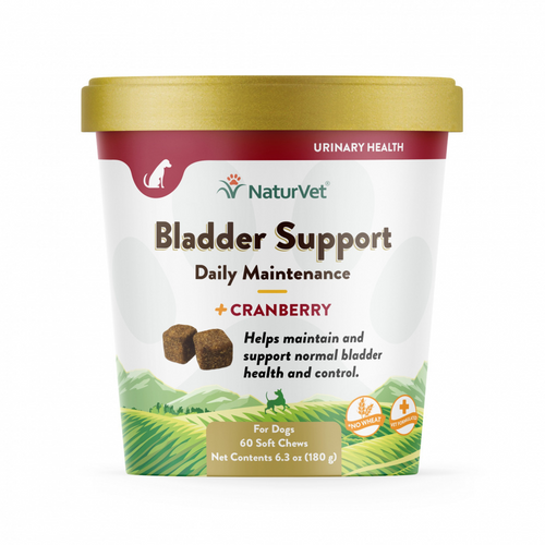 NaturVet Bladder Support Plus Cranberry Soft Chew Cup for Dogs