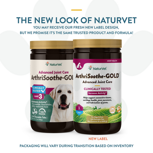 NaturVet ArthriSoothe Gold Soft Chews for Dogs and Cats