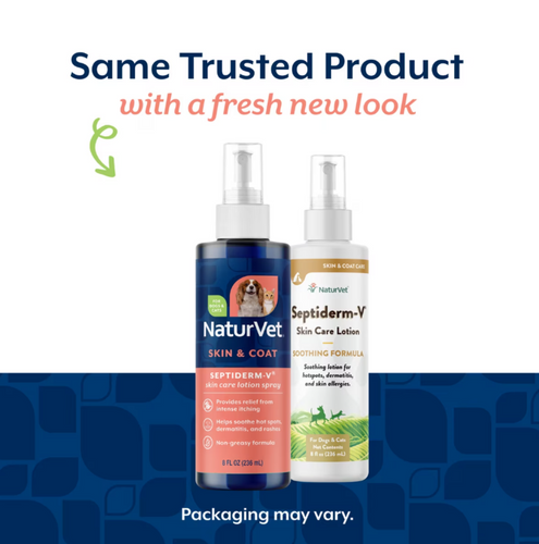 NaturVet Septiderm-V Skin Care Bath for Dogs & Cats