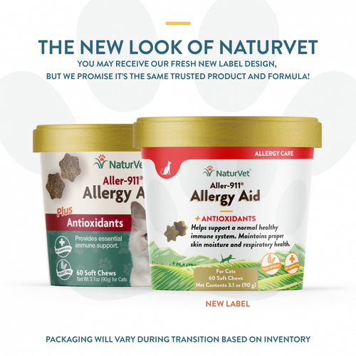 NaturVet Aller-911 Allergy Aid Soft Chews for Cats