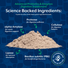 NaturVet Advanced Vet Strength PB6 Probiotics & Enzymes Sensitive Stomach & Digestive Aid Powder for Dogs & Cats