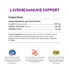 NaturVet L-Lysine Immune Support Plus Antioxidants Soft Chews for Cats