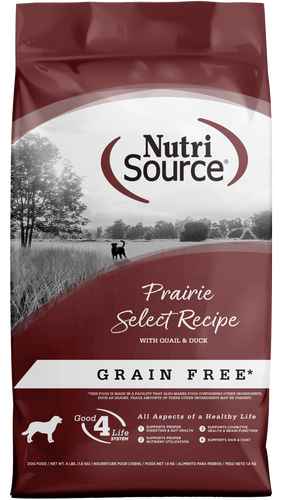 NutriSource Grain Free Prairie Select Dry Dog Food