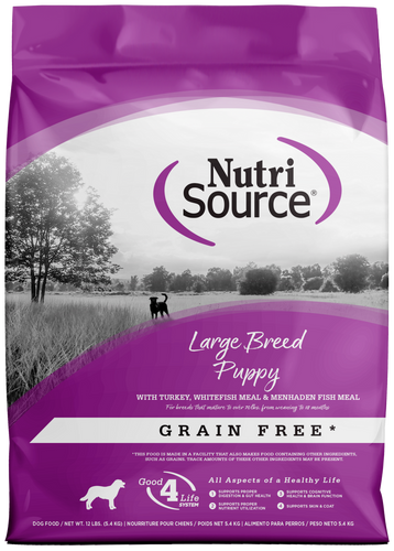 NutriSource Grain Free Large Breed Puppy Recipe Dry Dog Food