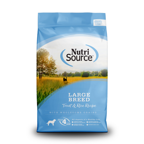 NutriSource Large Breed Trout & Rice Recipe Dry Dog Food