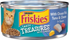 Friskies Tasty Treasures Prime Fillet Ocean Fish Tuna Scallop Wet Cat Food