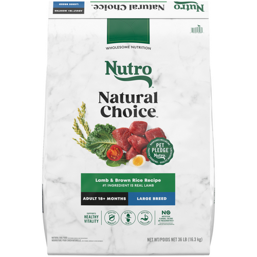 Nutro Natural Choice Lamb and Brown Rice Large Breed Adult Dog Food