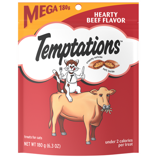 Temptations Hearty Beef Cat Treats