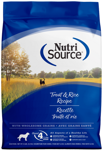 NutriSource Trout & Brown Rice Recipe Dry Dog Food