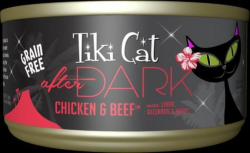 Tiki Cat After Dark Grain Free Chicken and Beef Canned Cat Food