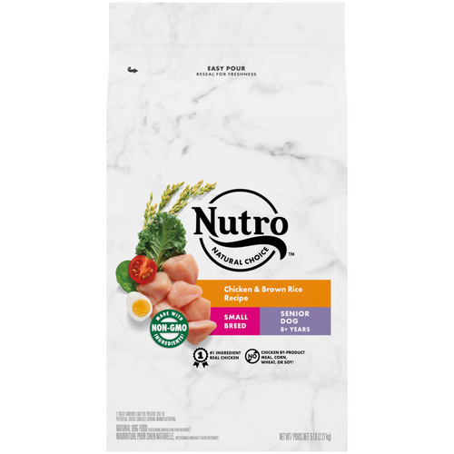 Nutro Wholesome Essentials Small Breed Senior Chicken, Whole Brown Rice and Sweet Potato Dry Dog Food