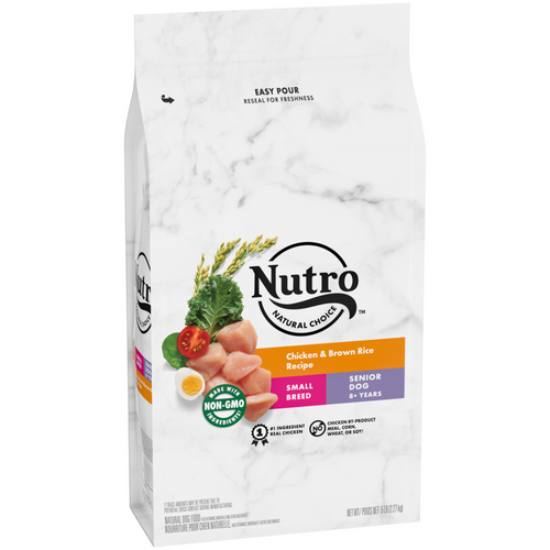 Nutro Wholesome Essentials Small Breed Senior Chicken, Whole Brown Rice and Sweet Potato Dry Dog Food