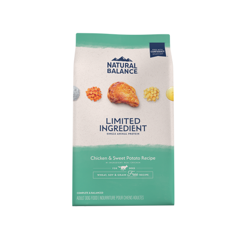 Natural Balance Limited Ingredient Grain Free Dry Dog Food, Chicken & Sweet Potato Recipe