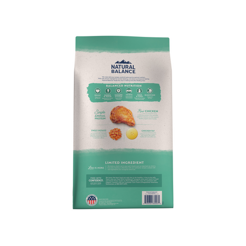 Natural Balance Limited Ingredient Grain Free Dry Dog Food, Chicken & Sweet Potato Recipe