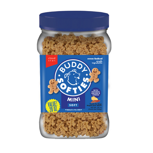 Buddy Biscuits Softies Soft and Chewy Bacon and Cheese Dog Treats