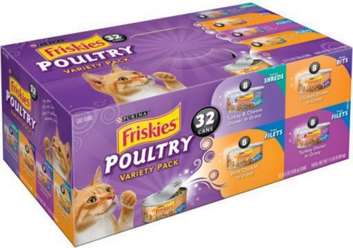 Purina Friskies Poultry with Gravy Variety Pack Wet Cat Food