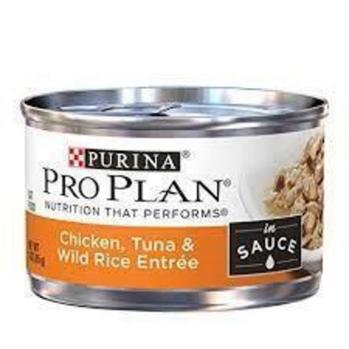 ProPlan Complete Essentials Chicken Tuna and Wild Rice in Sauce Wet Cat Food