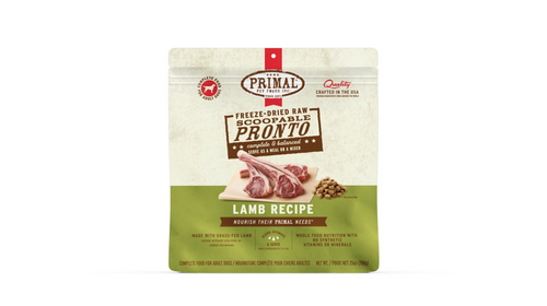 Primal Canine Lamb Formula Freeze-Dried Pronto