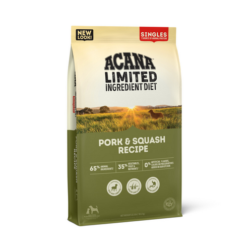 Acana Singles Limited Ingredient Grain Free High Protein Pork & Squash Recipe Dry Dog Food