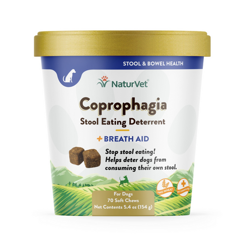 NaturVet Coprophagia plus Breath Aid Functional Soft Chews for Dogs
