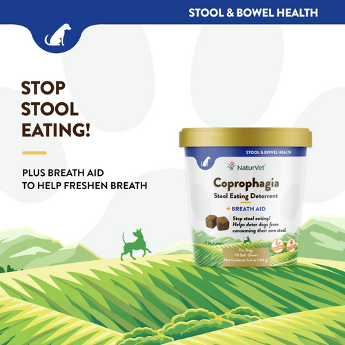 NaturVet Coprophagia plus Breath Aid Functional Soft Chews for Dogs