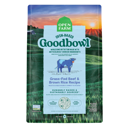 Open Farm GoodBowl Grass Fed Beef and Brown Rice Dry Dog Food