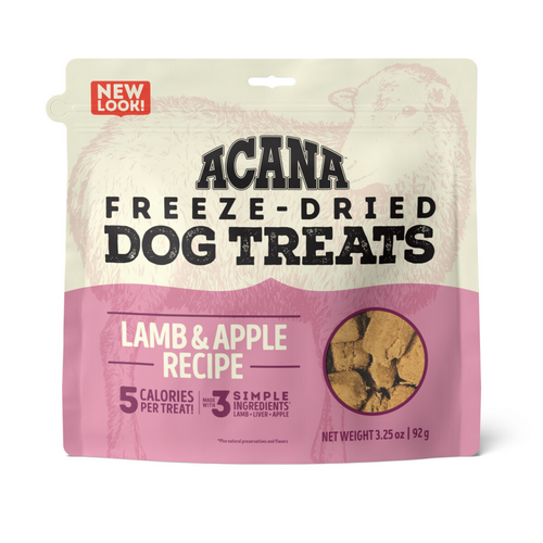 ACANA Singles Freeze Dried Dog Treats Grain Free Lamb & Apple Recipe