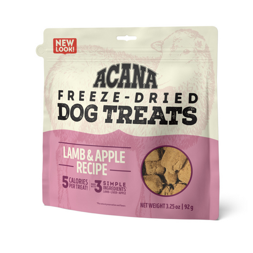 ACANA Singles Freeze Dried Dog Treats Grain Free Lamb & Apple Recipe
