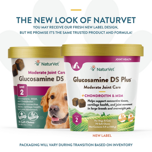 NaturVet Glucosamine DS Plus Level 2 Functional Soft Chews for Dogs