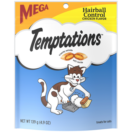 Temptations Hairball Control Chicken Indoor Cat Treats