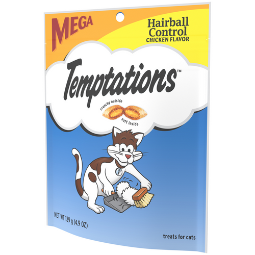 Temptations Hairball Control Chicken Indoor Cat Treats