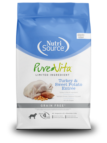 PureVita Grain Free Turkey & Sweet Potato Dry Dog Food