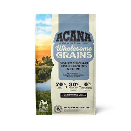ACANA Wholesome Grains Sea to Stream Fish & Grains Recipe Dry Dog Food
