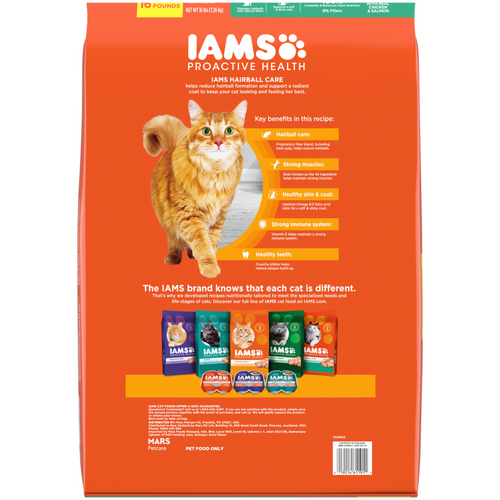 Iams ProActive Health Hairball Care Recipe Dry Cat Food