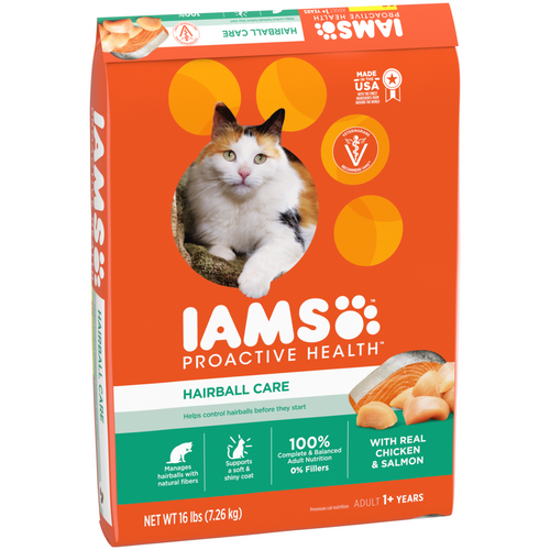 Iams ProActive Health Hairball Care Recipe Dry Cat Food