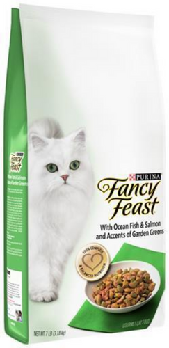 Fancy Feast Gourmet Filet Oceanfish and Salmon Dry Cat Food