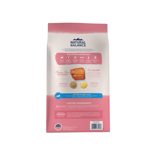 Natural Balance Limited Ingredient Puppy Dry Dog Food, Salmon & Brown Rice Recipe