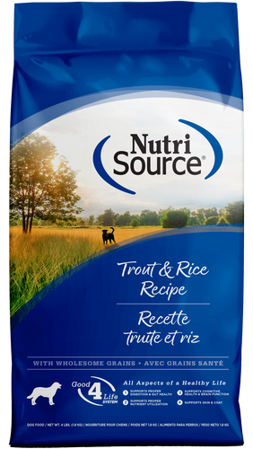 NutriSource Trout & Brown Rice Recipe Dry Dog Food