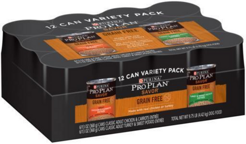 ProPlan Complete Essentials Grain Free Poultry Variety Pack Wet Dog Food