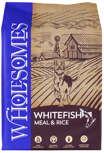 Wholesomes Fish Meal & Rice Recipe Dry Dog Food