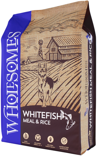 Wholesomes Fish Meal & Rice Recipe Dry Dog Food