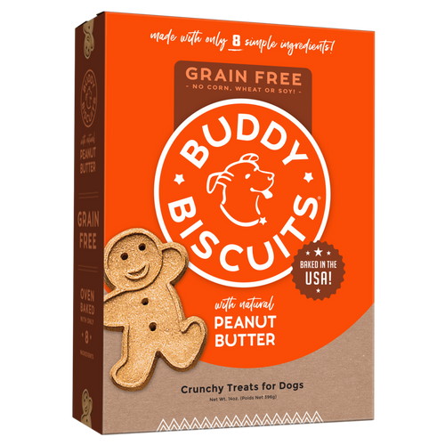 Buddy Biscuits Crunchy Grain Free Peanut Butter Dog Treats