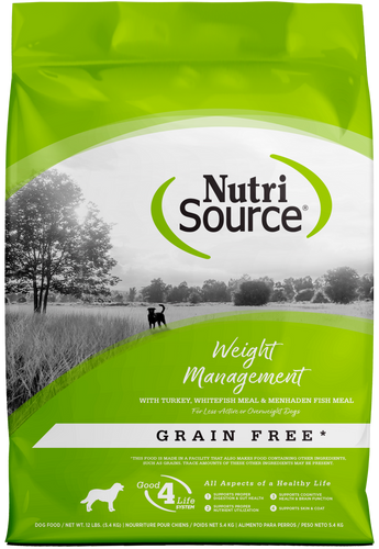 NutriSource Grain Free Weight Management Dry Dog Food
