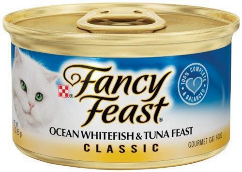 Fancy Feast Classic Pate Ocean Whitefish and Tuna Loaf Wet Cat Food