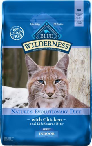 Blue Buffalo Wilderness High-Protein Grain-Free Indoor Adult Chicken Recipe Dry Cat Food
