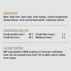 ORIJEN Freeze Dried Ranch Raised Beef Dog Treats