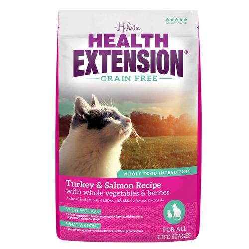 Health Extension Grain Free Salmon and Turkey Dry Cat / Kitten Food