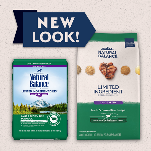 Natural Balance Limited Ingredient Dry Dog Food, Large Breed Lamb & Brown Rice Recipe
