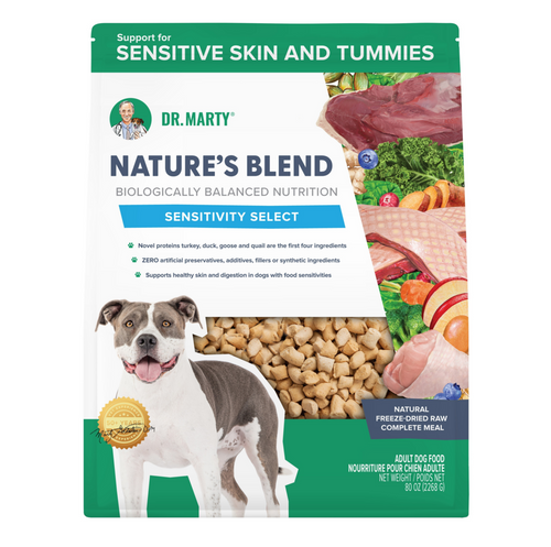 Dr. Marty Nature's Blend Sensitivity Select Freeze Dried Raw Dog Food
